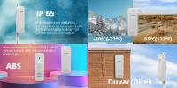 VİDEOPARK 5G/900MBPS (DIŞ ORTAM ACCESS POİNT 5KM) VP-5800CPE Noktadan Noktaya Aktarıcı TEKLİ